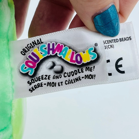 Squishmallow Mini 5" Green Dragon w/ Small Gold Wings & Horns Scented Beads * - Picture 5 of 5